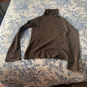 Take Out Brown Turtleneck